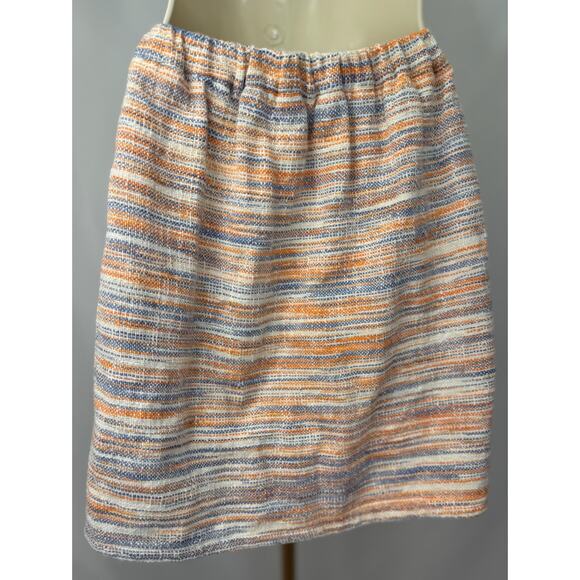 Lilla P Striped Pull-On Cotton Skirt - XS - Picture 6 of 10